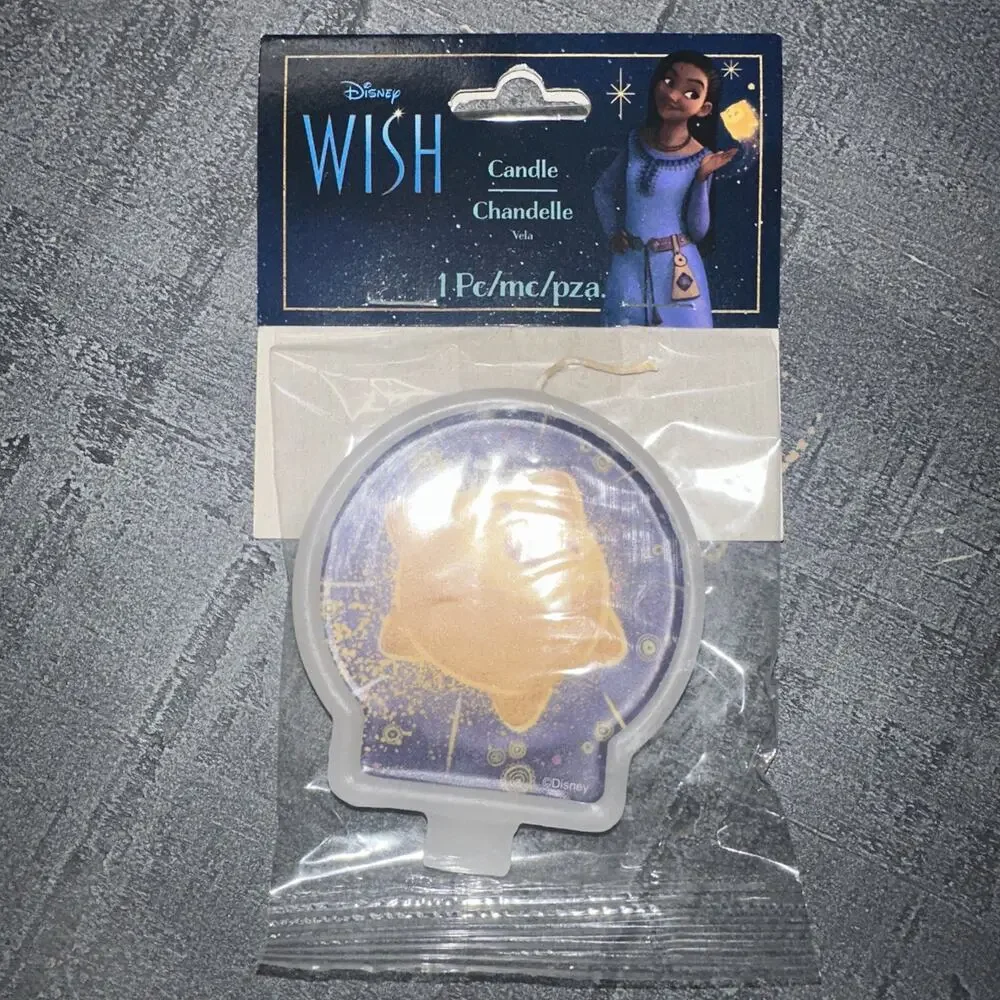 Wish Disney Movie Asha Kids Birthday Party Decoration Molded Cake Candle